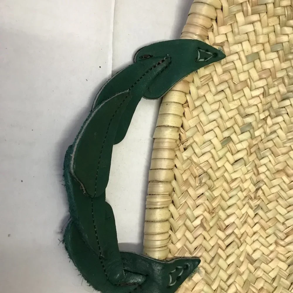 Sahbi Culture Moroccan Palm Leaf Berber Platter Basket